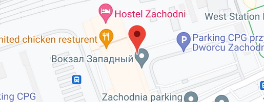 Карта автовокзал Варшава