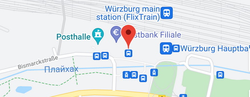 Вюрцбург автобусная остановка