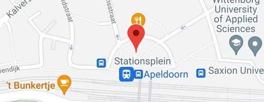 Карта автовокзал Апельдорн